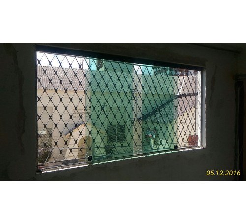 janela de correr ( 02 fixo + 02 móvel ) vidro verde